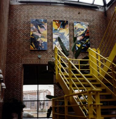 Ceramic paintings, belongs to NESA