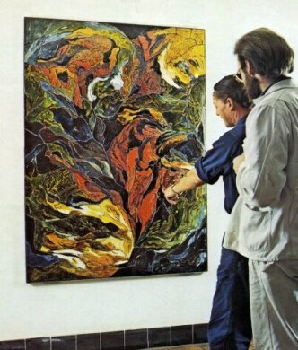 Ceramic painting, belongs to Carlsberg Breweries