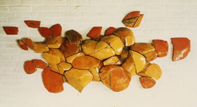 Ceramic relief, private collection